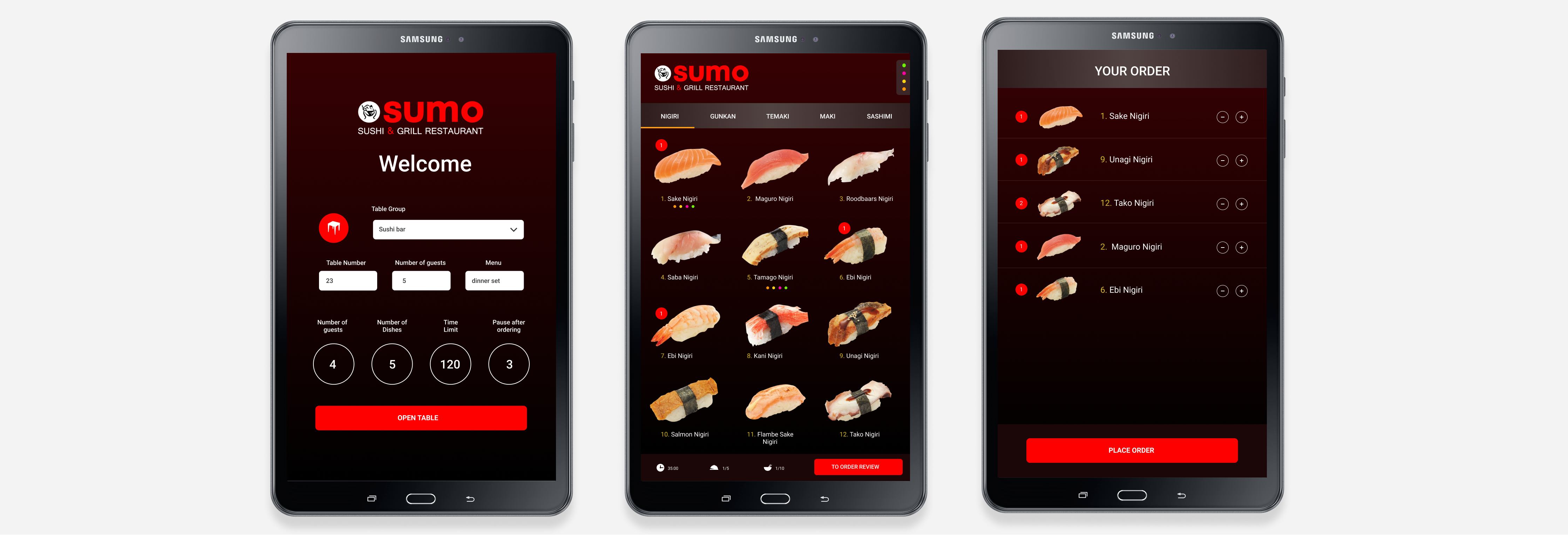 Tablet ordering app cover image